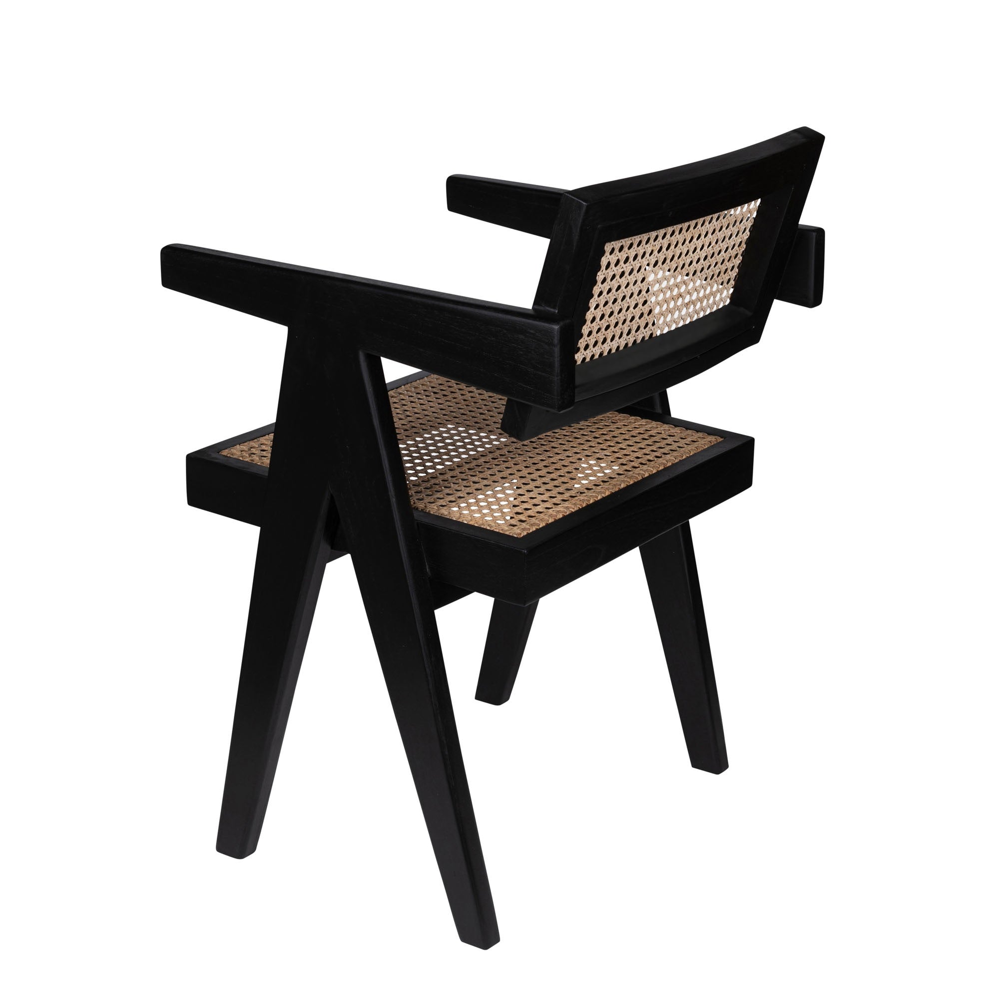 Set od 4 uredskih stolica - ugljen crna